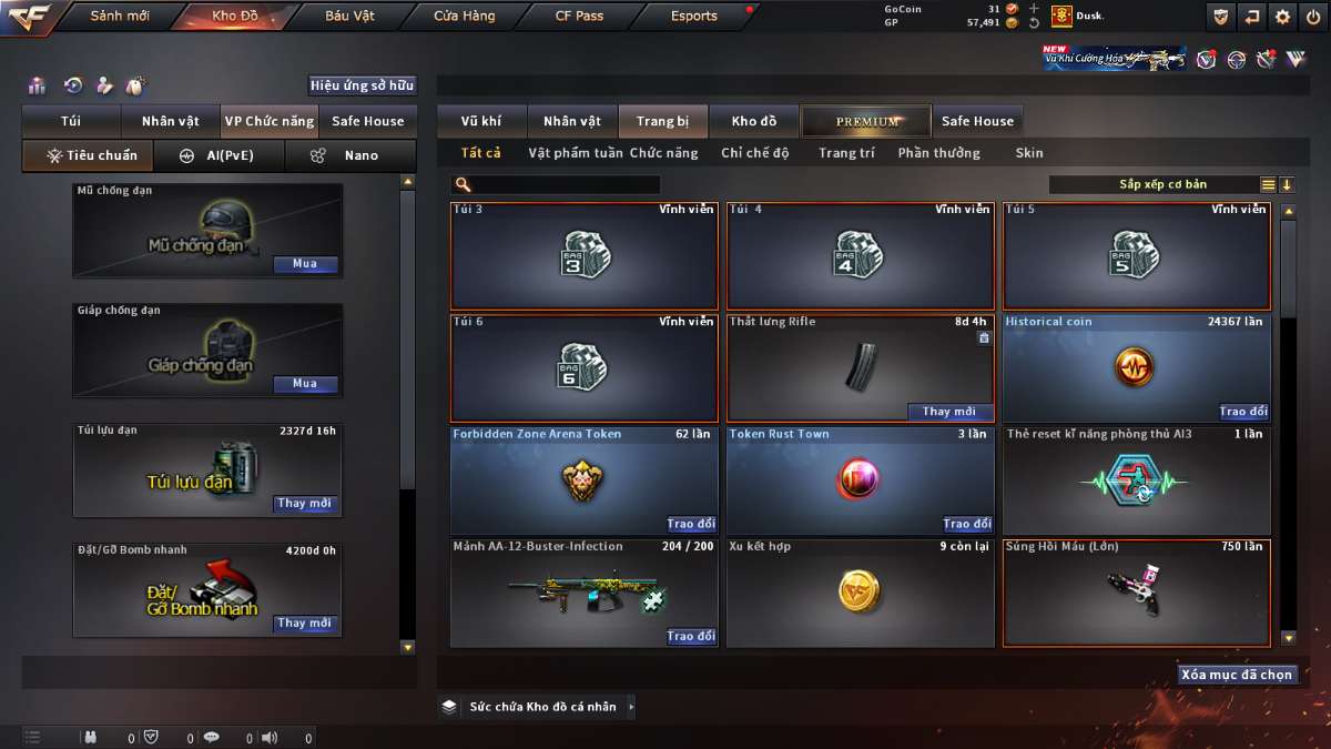shop acc cf uy tin gia re